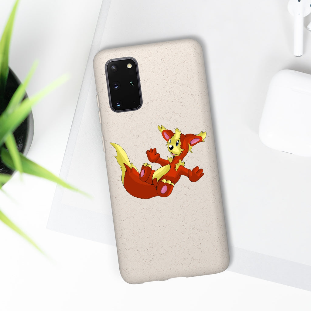 Blazeon Biodegradable Case made from PLA plant polymer and bamboo binder, showcasing its slim design and eco-friendly features.