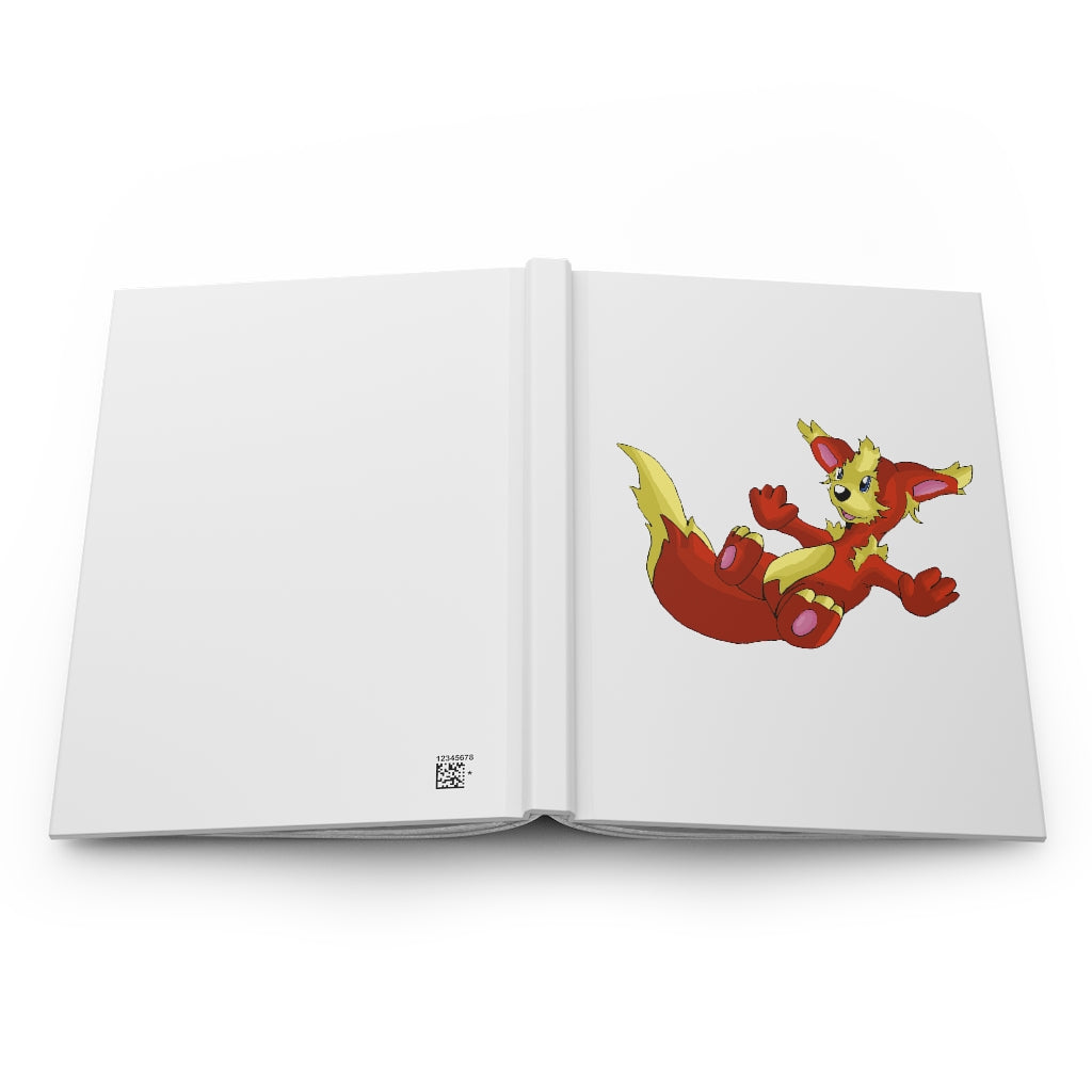 Blazeon Hardcover Journal Matte with customizable covers and lined pages, showcasing its elegant design and durable hardcover.