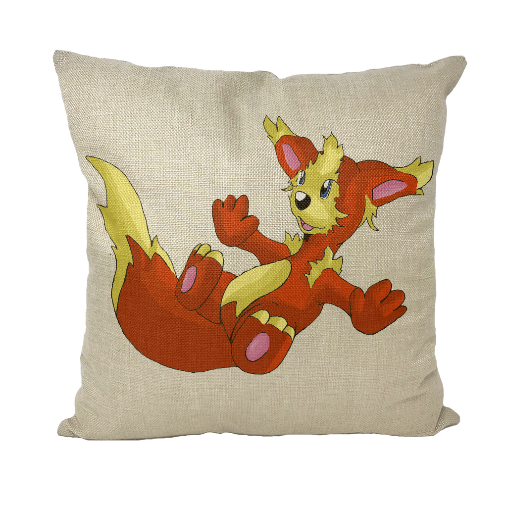 Blazeon Throw Pillows in various styles including linen, canvas, and suede, showcasing their vibrant colors and textures.