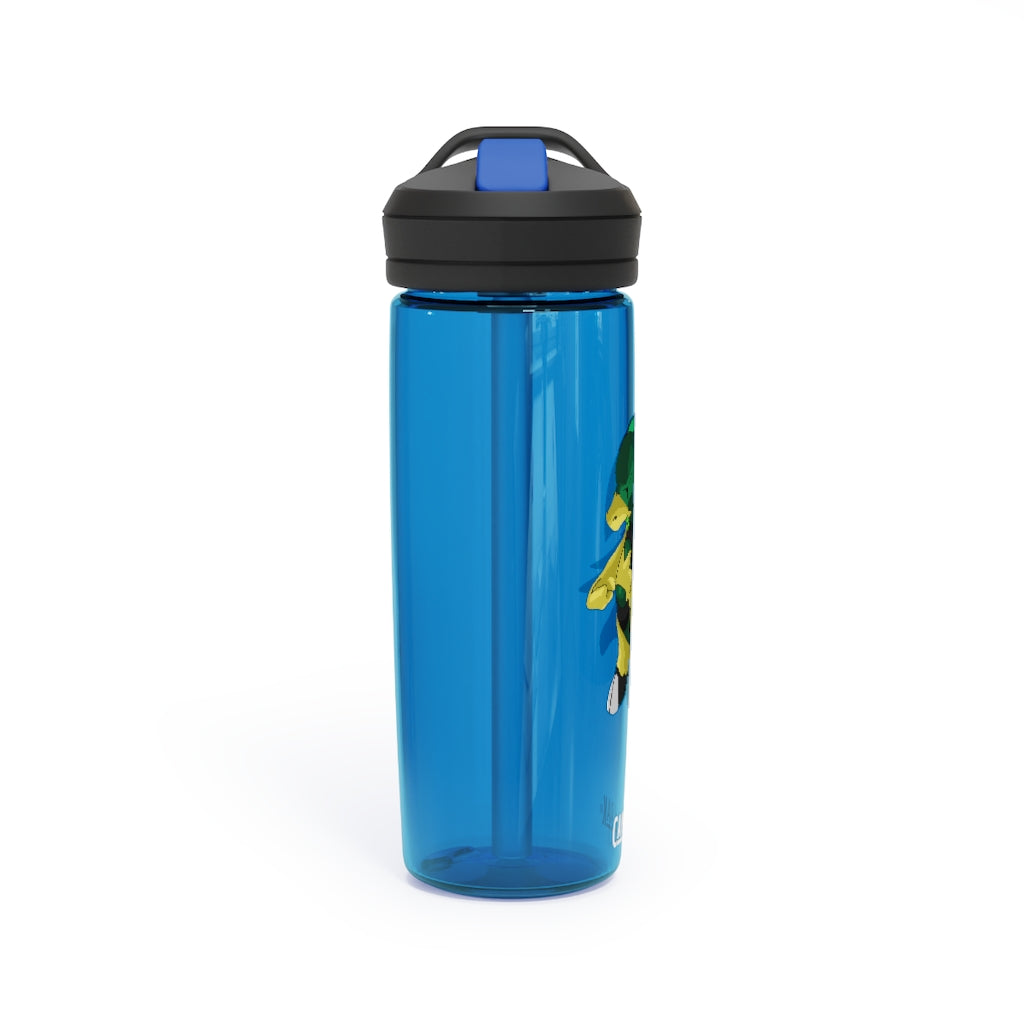 Bliblax CamelBak Eddy® Water Bottle in 20oz and 25oz sizes, showcasing its durable Tritan™ material and spill-proof design.