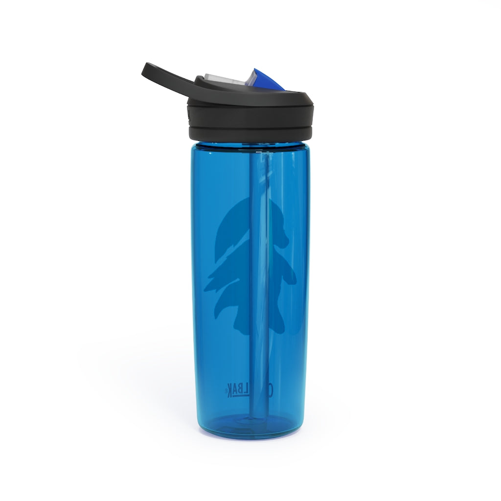 Bliblax CamelBak Eddy® Water Bottle in 20oz and 25oz sizes, showcasing its durable Tritan™ material and spill-proof design.