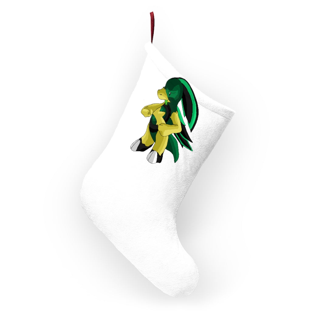 Bliblax Christmas Stockings hanging by a fireplace, featuring custom prints and a festive design.