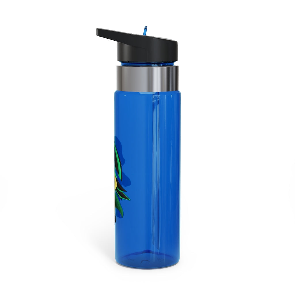 Bliblax Kensington Tritan™ Sport Bottle in vibrant colors with a carabiner hook, showcasing its lightweight and durable design.