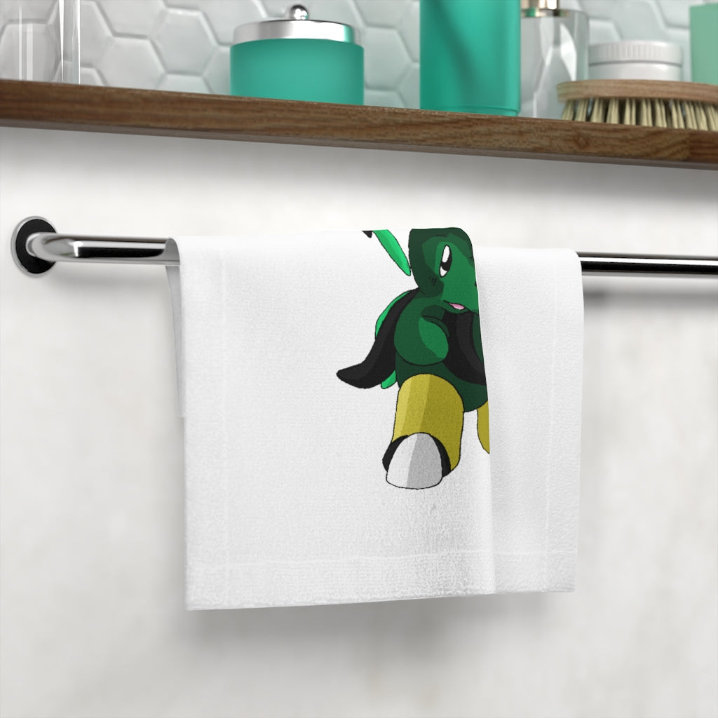 Bliscor Face Towel featuring a customizable polyester front and soft cotton back, ideal for personal use or gifting.