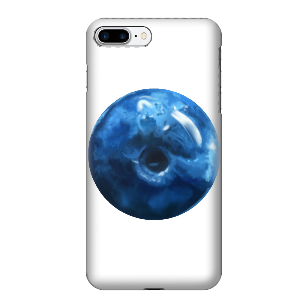 Blueberry Fully Printed Tough Phone Case showcasing vibrant blueberry design with dual-layer protection.