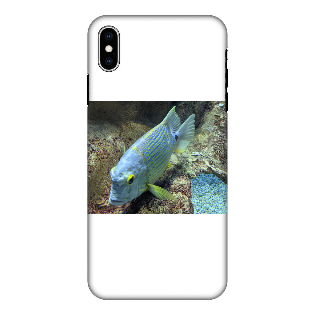 BlueYellowFish Fully Printed Tough Phone Case showcasing vibrant design and dual-layer protection.