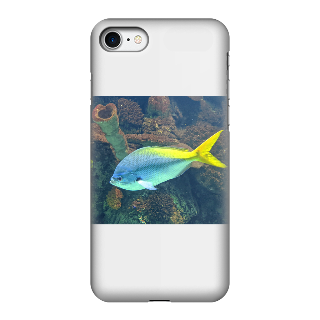 BlueYellowFish Fully Printed Tough Phone Case showcasing vibrant design and dual-layer protection.