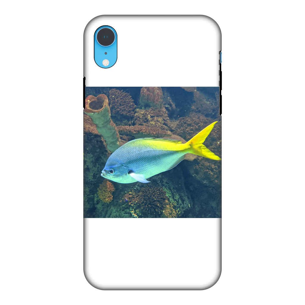 BlueYellowFish Fully Printed Tough Phone Case showcasing vibrant design and dual-layer protection.