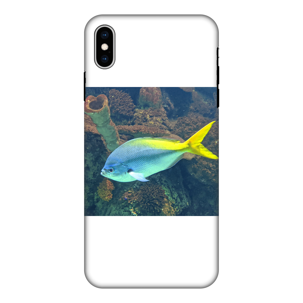 BlueYellowFish Fully Printed Tough Phone Case showcasing vibrant design and dual-layer protection.