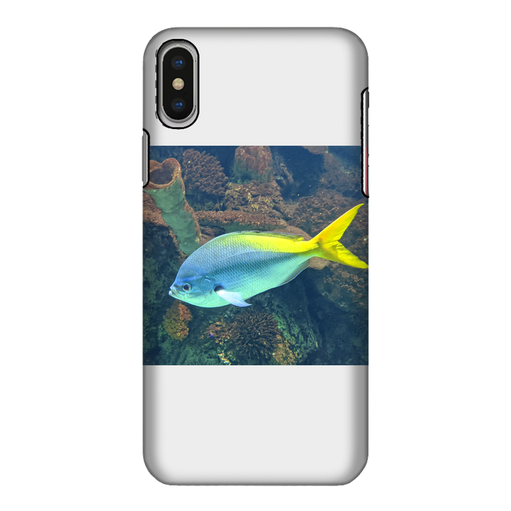 BlueYellowFish Fully Printed Tough Phone Case showcasing vibrant design and dual-layer protection.