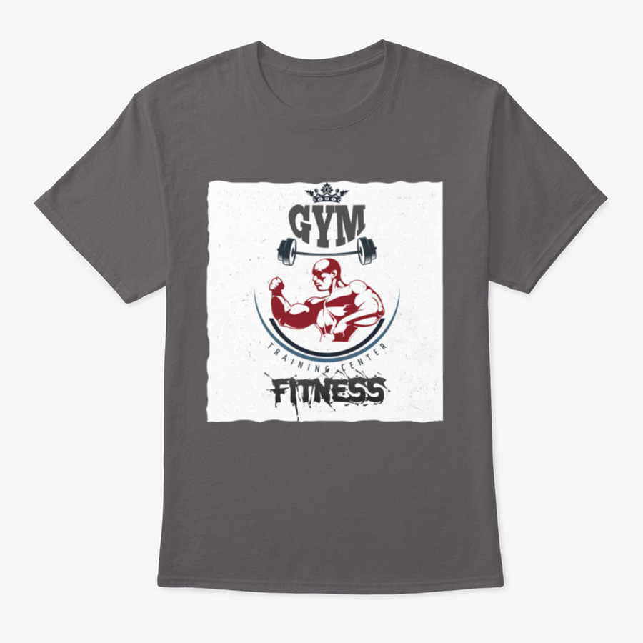 A comfortable Bodybuilder Gym Fitness Shirt made from 100% cotton, showcasing its classic fit and durable design.