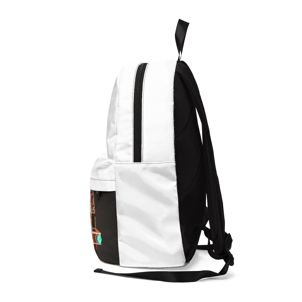 Bone Chest Unisex Classic Backpack in vibrant colors, showcasing its durable nylon material and adjustable straps.