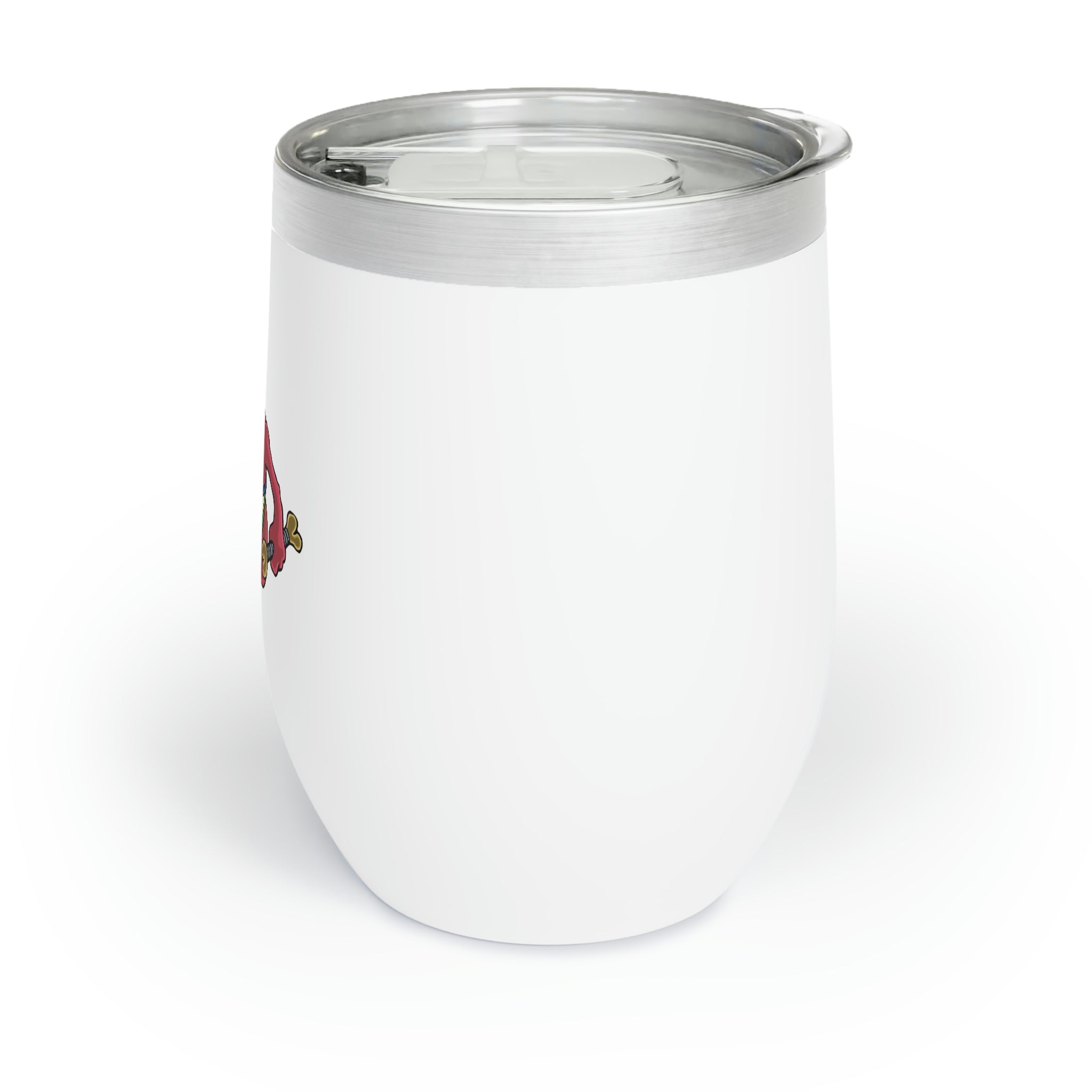 Bonegar Chill Wine Tumbler in stainless steel with a customizable design, perfect for enjoying wine at the ideal temperature.