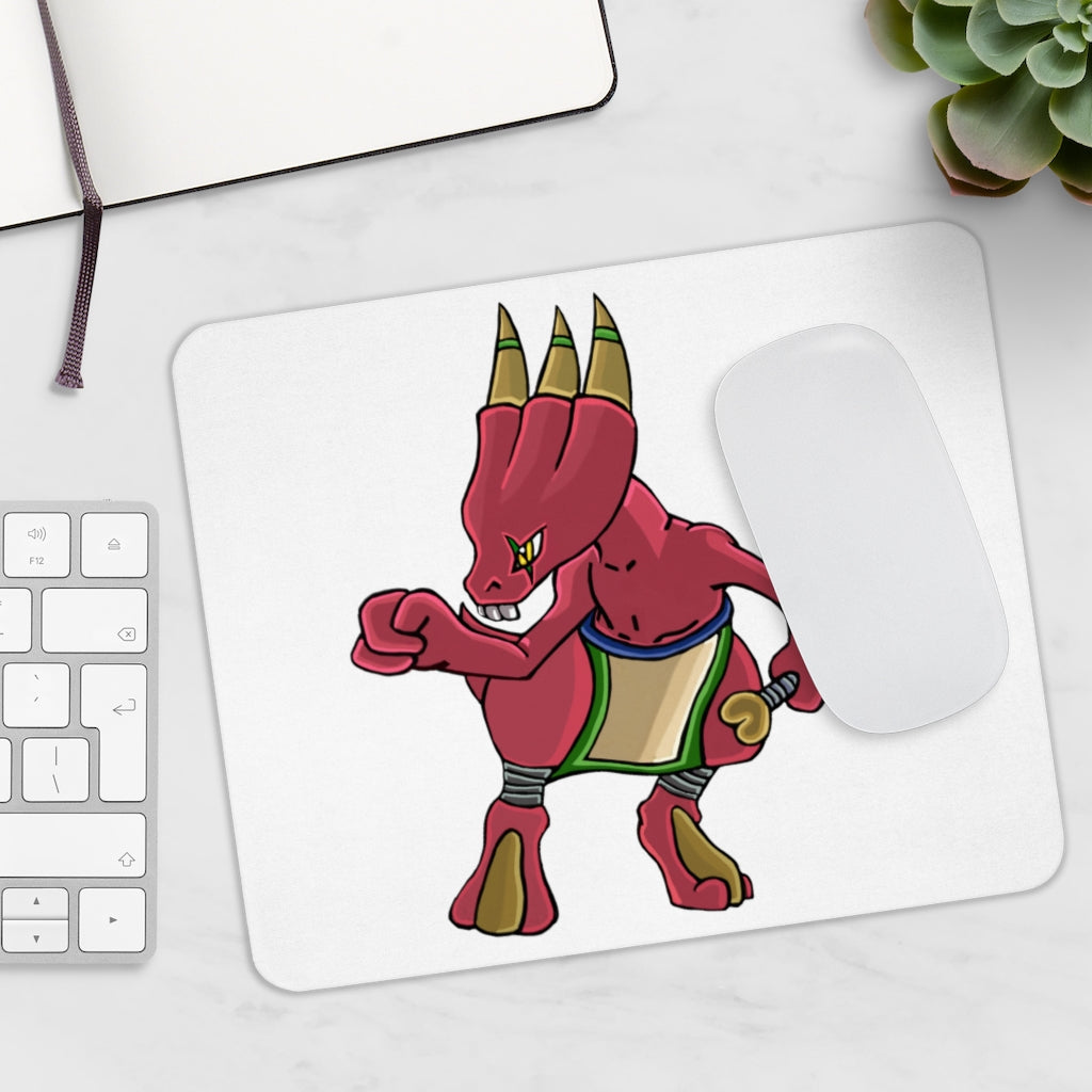 Bonegar Mouse Pad featuring a personalized design with a smooth neoprene surface and non-slip base, ideal for enhancing desk aesthetics.