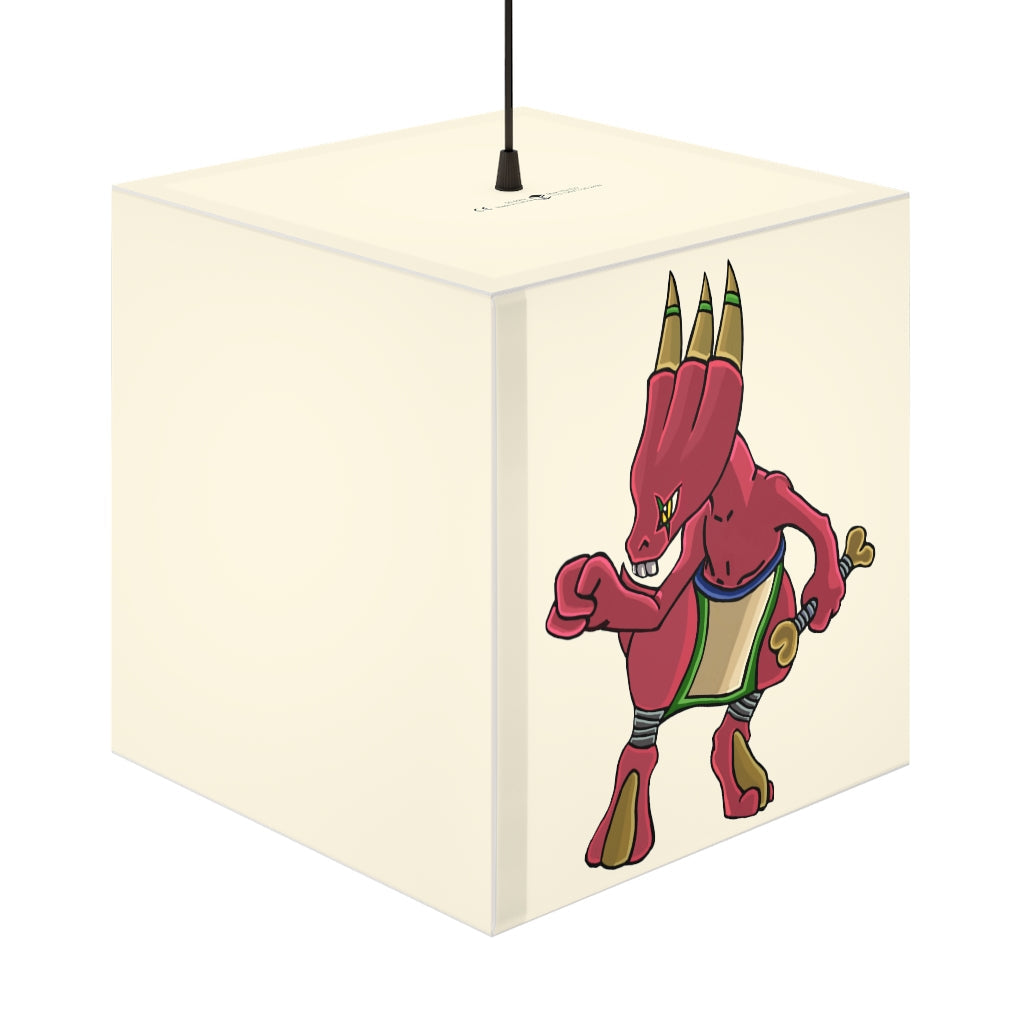 Bonegar Personalized Lamp in a stylish cube design, showcasing its unique and customizable features.