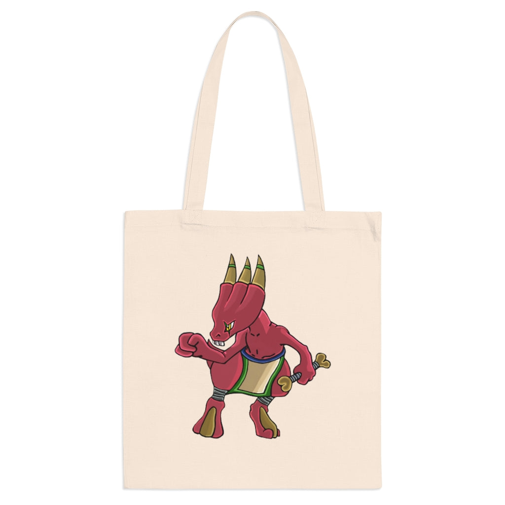 Bonegar Tote Bag made of 100% cotton with long handles and cross stitching, available in multiple colors.