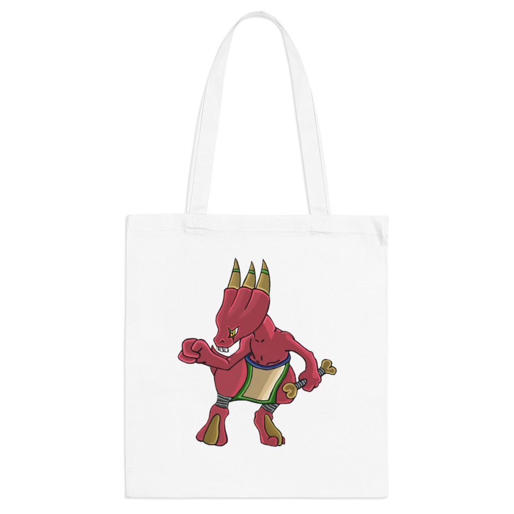 Bonegar Tote Bag made of 100% cotton with long handles and cross stitching, available in multiple colors.