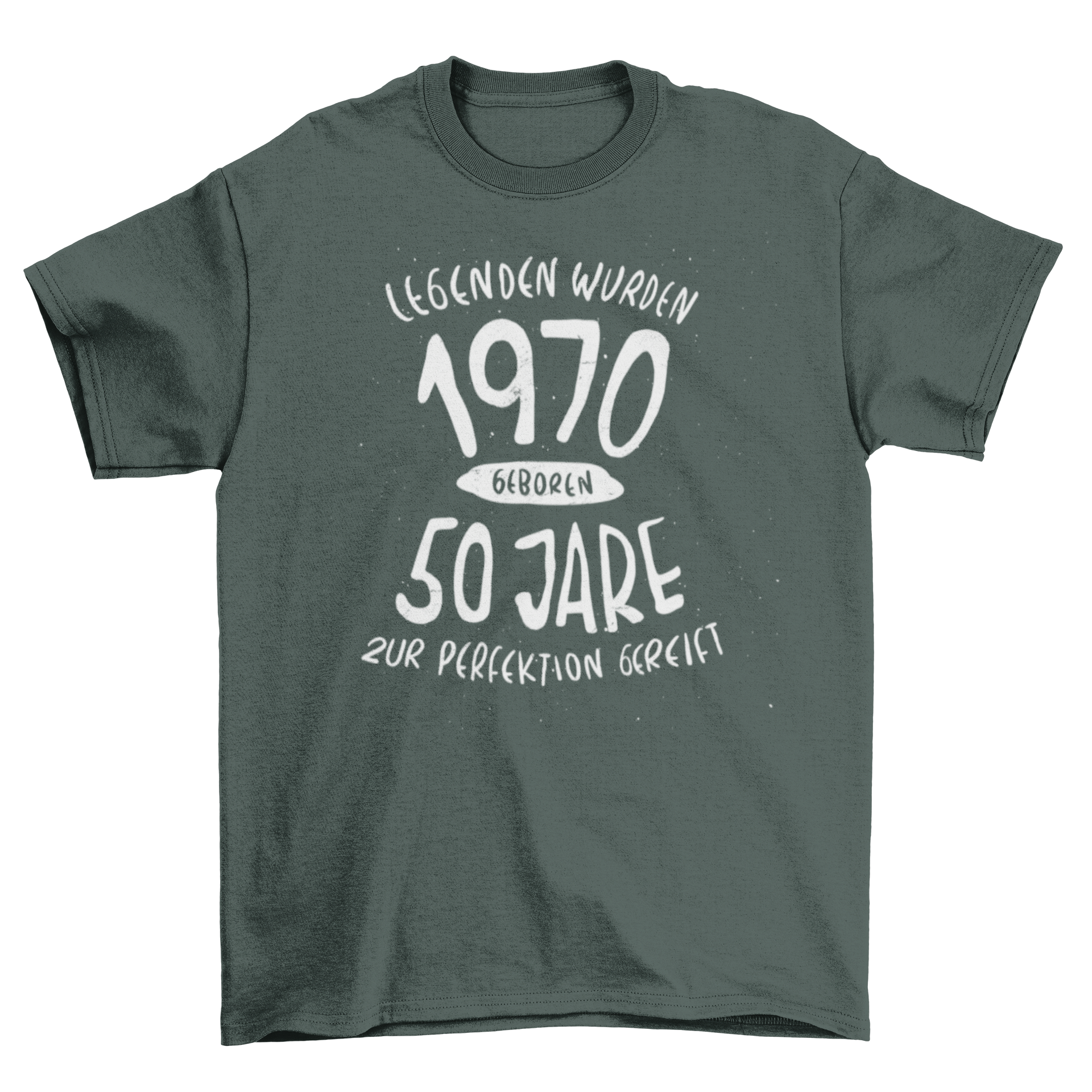 Born in 1970 German t-shirt featuring a stylish design with a meaningful quote celebrating 50 years of life.