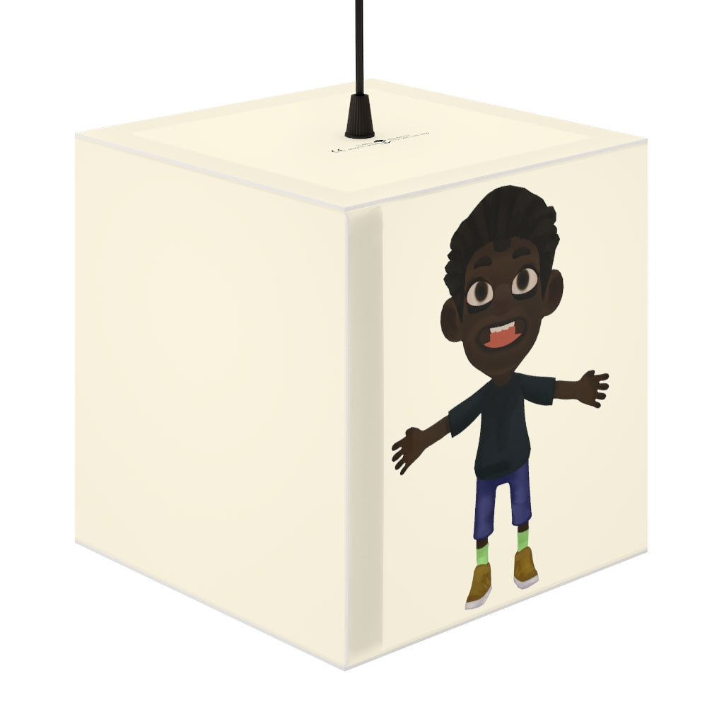 Boy Light Cube Lamp in two sizes, showcasing unique cube design and relaxing lighting.