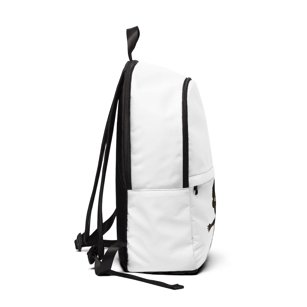 Boy Unisex Fabric Backpack in soft nylon, lightweight and waterproof, featuring adjustable shoulder straps and padded back panel.