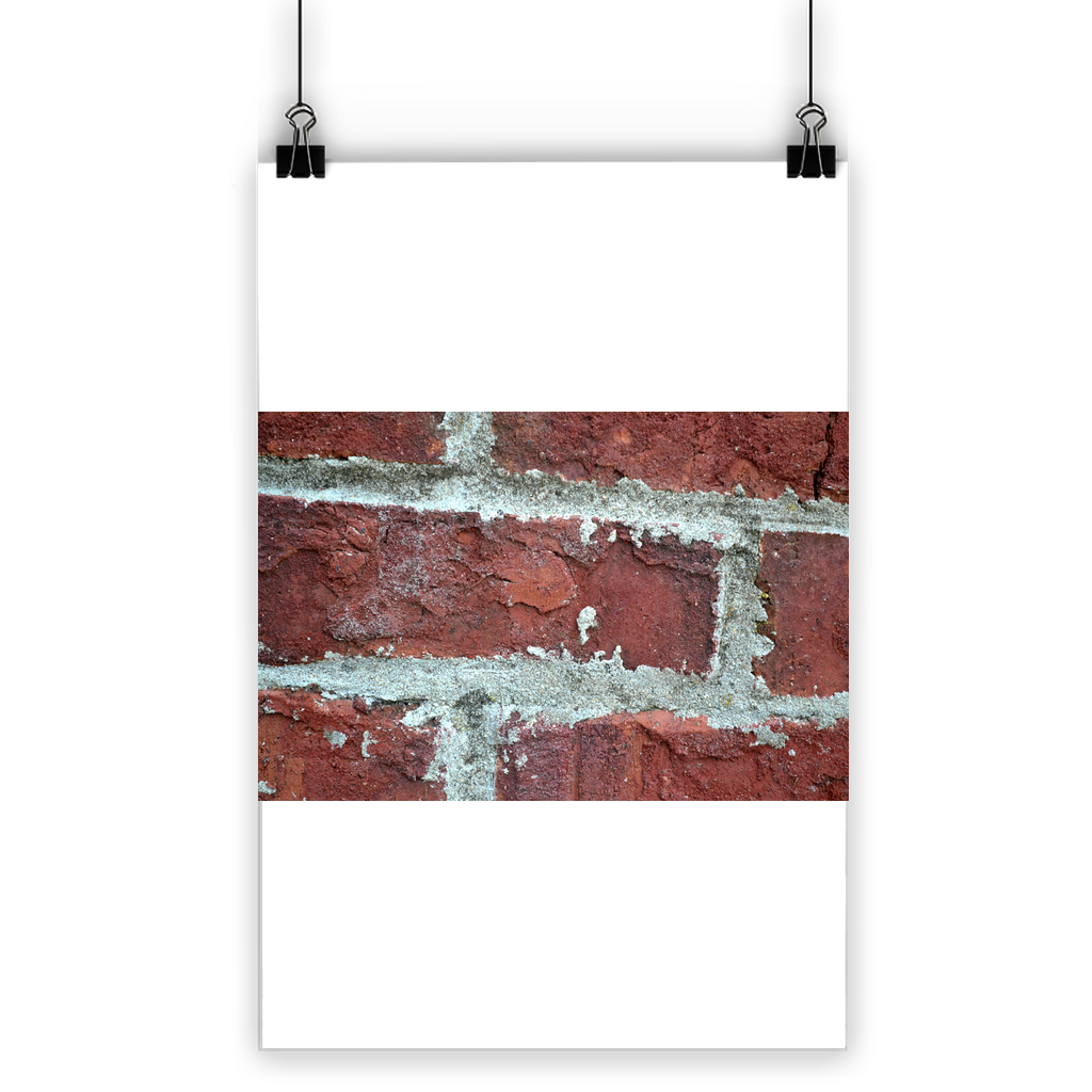 Bricks Classic Poster featuring vibrant colors and a semi-gloss finish, suitable for indoor and outdoor display.