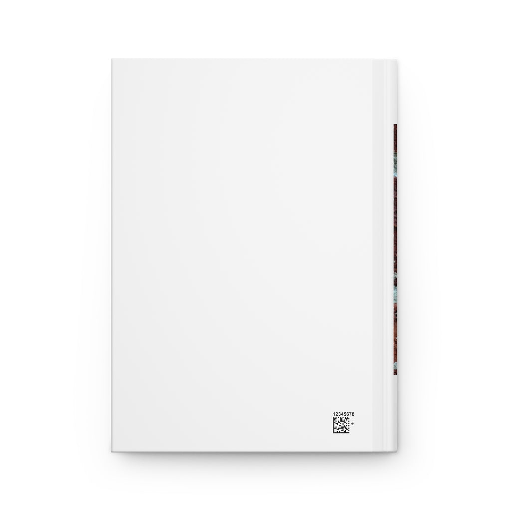 Bricks Hardcover Journal Matte with customizable cover and lined pages, showcasing a stylish matte finish.