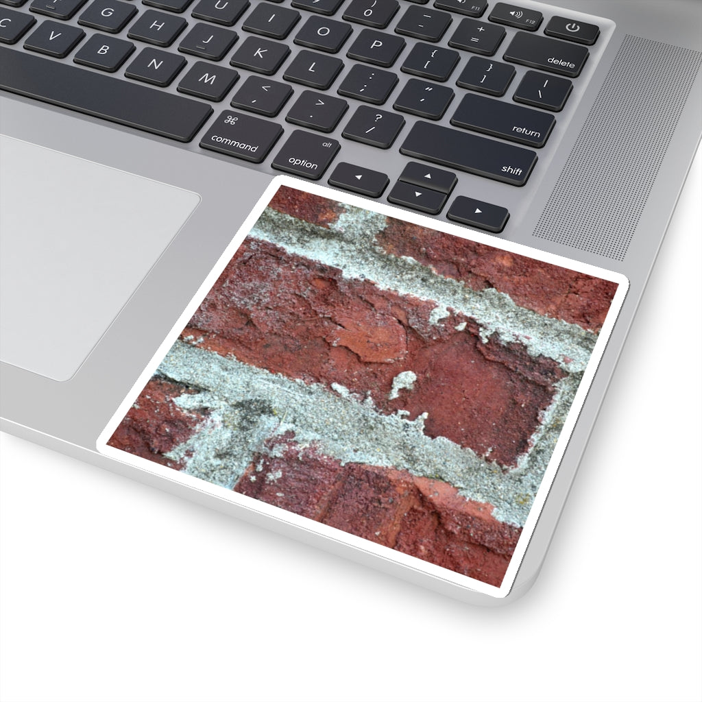 Bricks Kiss-Cut Stickers showcasing various shapes and sizes on a clean background, ideal for custom designs.