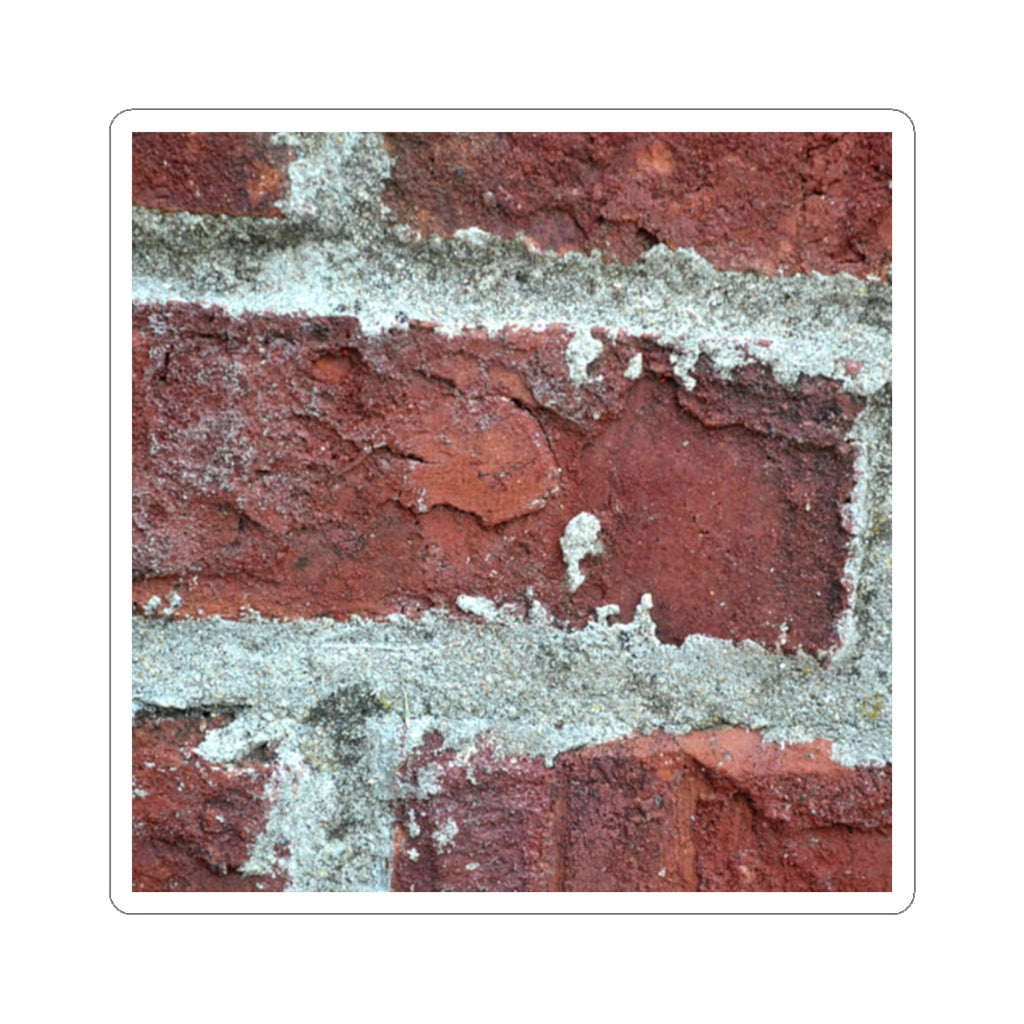 Bricks Kiss-Cut Stickers showcasing various shapes and sizes on a clean background, ideal for custom designs.