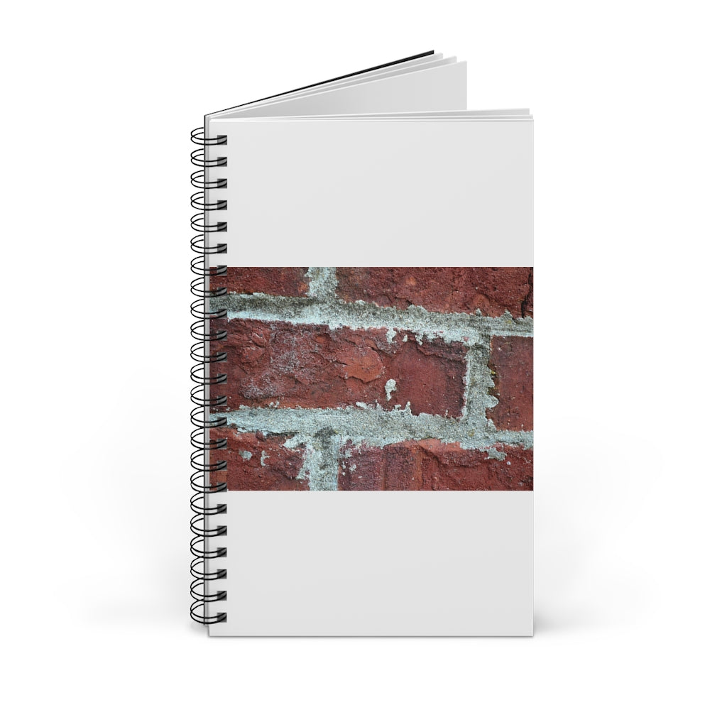 Bricks Spiral Journal featuring a colorful front cover and spiral binding, available in four styles including blank, dot grid, lined, and task.