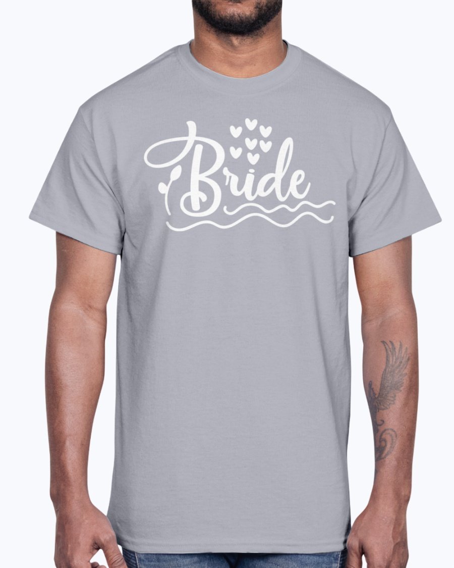 Bride Cotton Tee for bridal parties, featuring a classic fit and durable fabric.