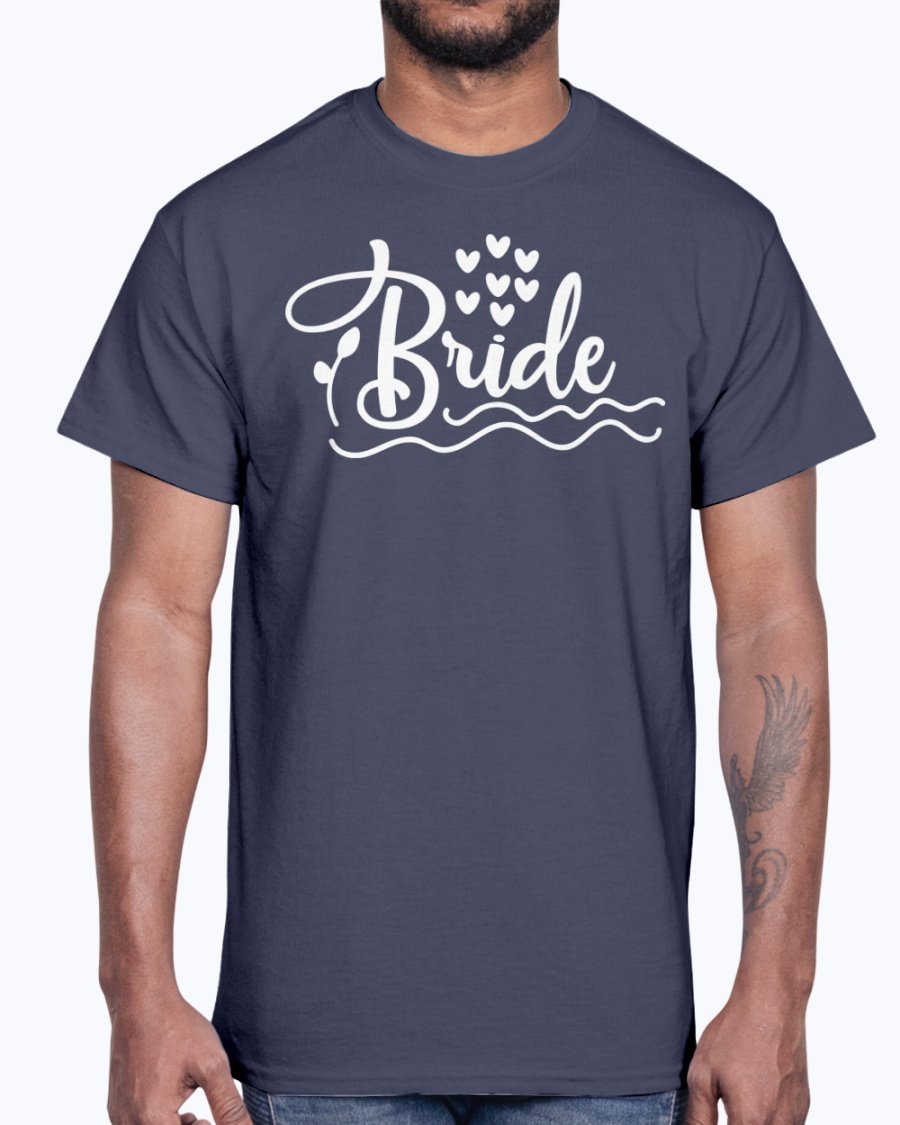 Bride Cotton Tee for bridal parties, featuring a classic fit and durable fabric.