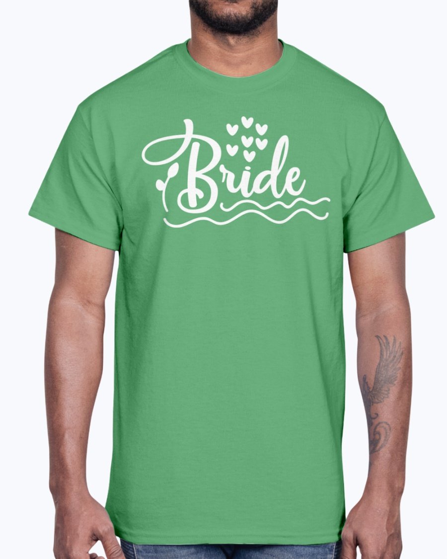 Bride Cotton Tee for bridal parties, featuring a classic fit and durable fabric.