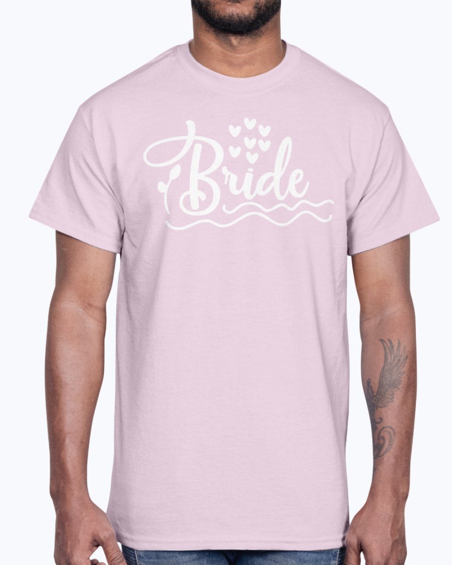 Bride Cotton Tee for bridal parties, featuring a classic fit and durable fabric.