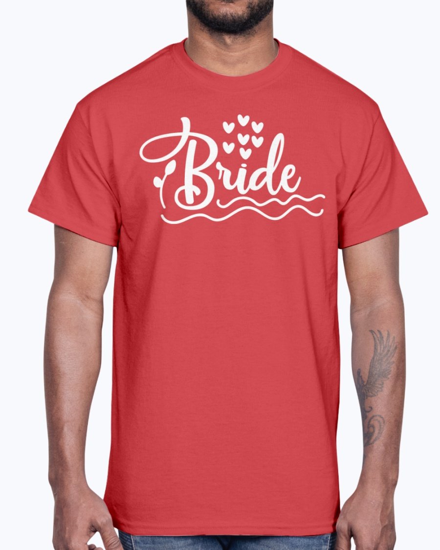 Bride Cotton Tee for bridal parties, featuring a classic fit and durable fabric.