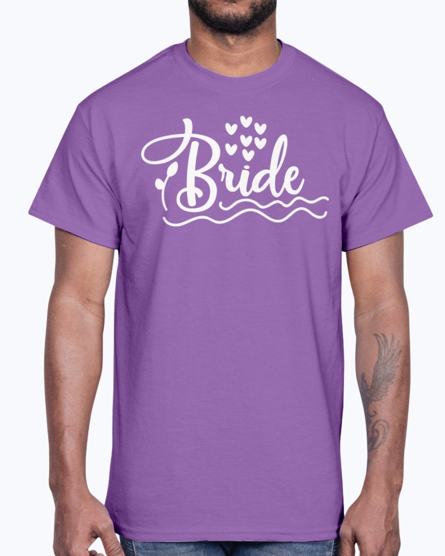 Bride Cotton Tee for bridal parties, featuring a classic fit and durable fabric.