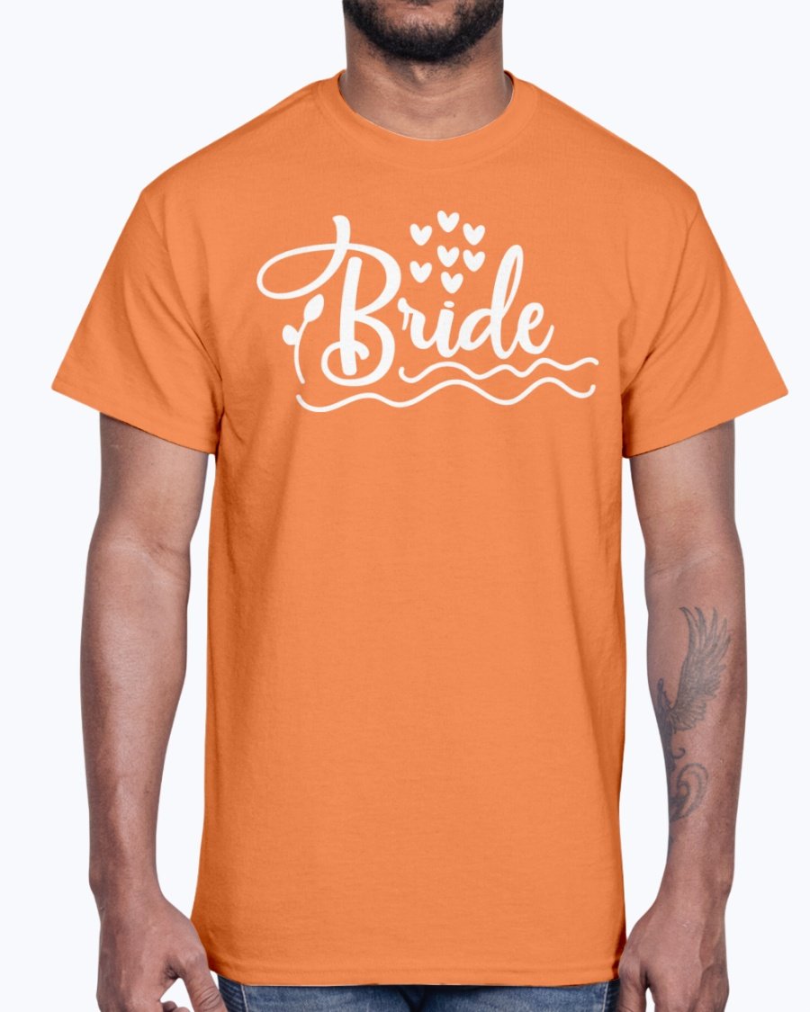 Bride Cotton Tee for bridal parties, featuring a classic fit and durable fabric.