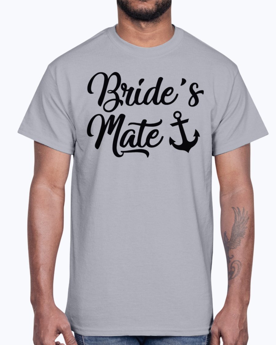 Bride's Mate Cotton Tee for bridal parties, featuring a stylish design and comfortable fit.