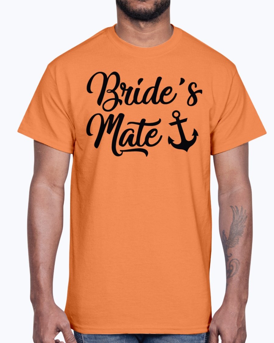 Bride's Mate Cotton Tee for bridal parties, featuring a stylish design and comfortable fit.