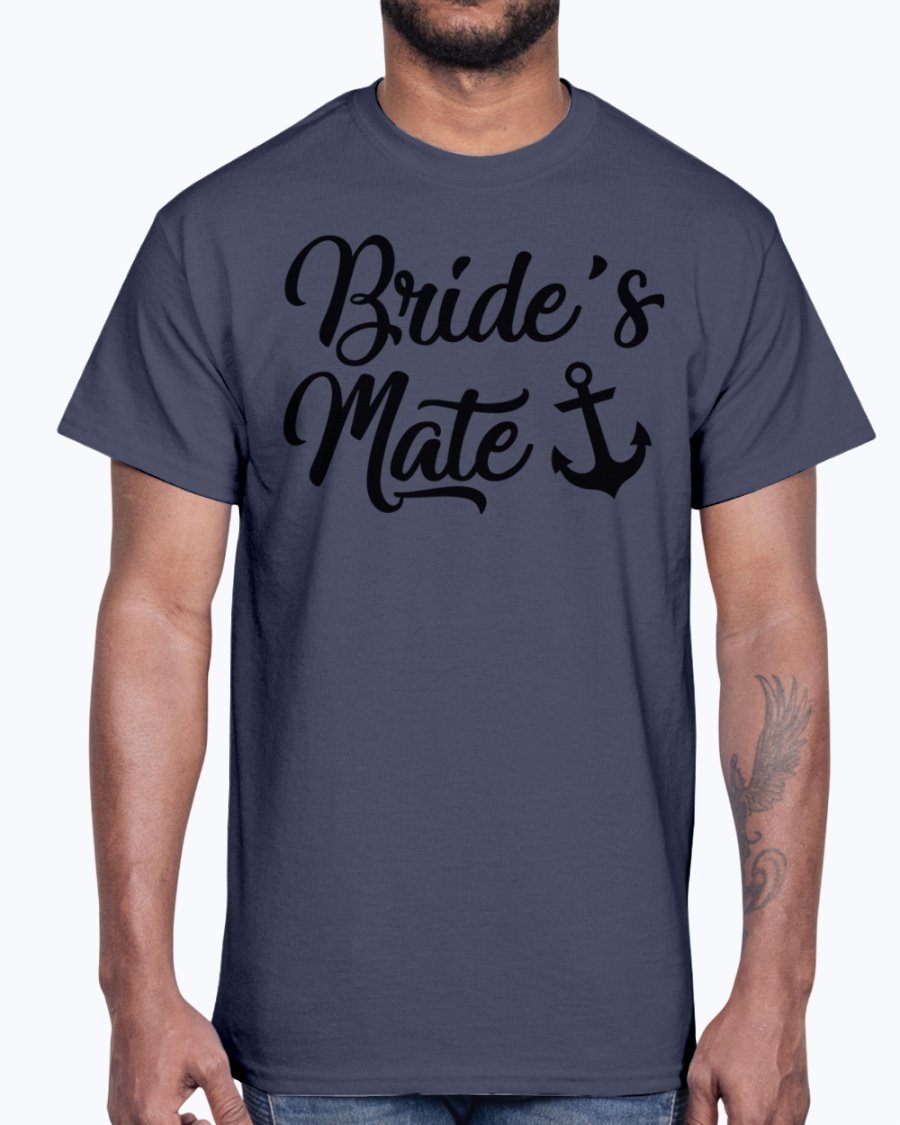 Bride's Mate Cotton Tee for bridal parties, featuring a stylish design and comfortable fit.