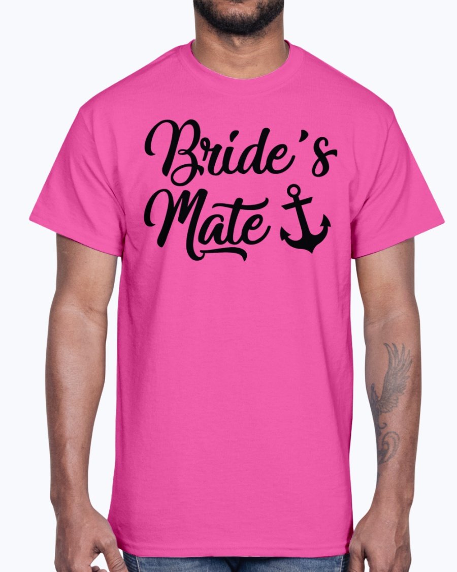 Bride's Mate Cotton Tee for bridal parties, featuring a stylish design and comfortable fit.