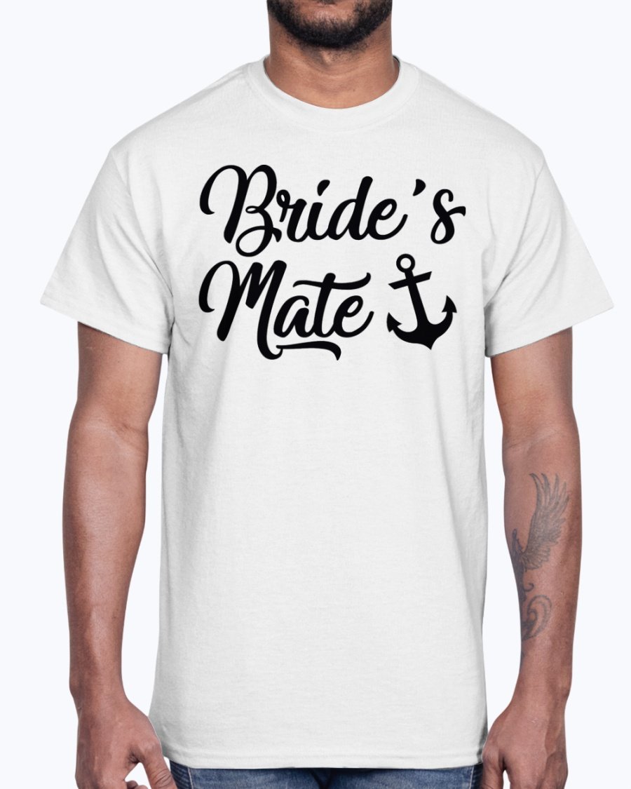 Bride's Mate Cotton Tee for bridal parties, featuring a stylish design and comfortable fit.