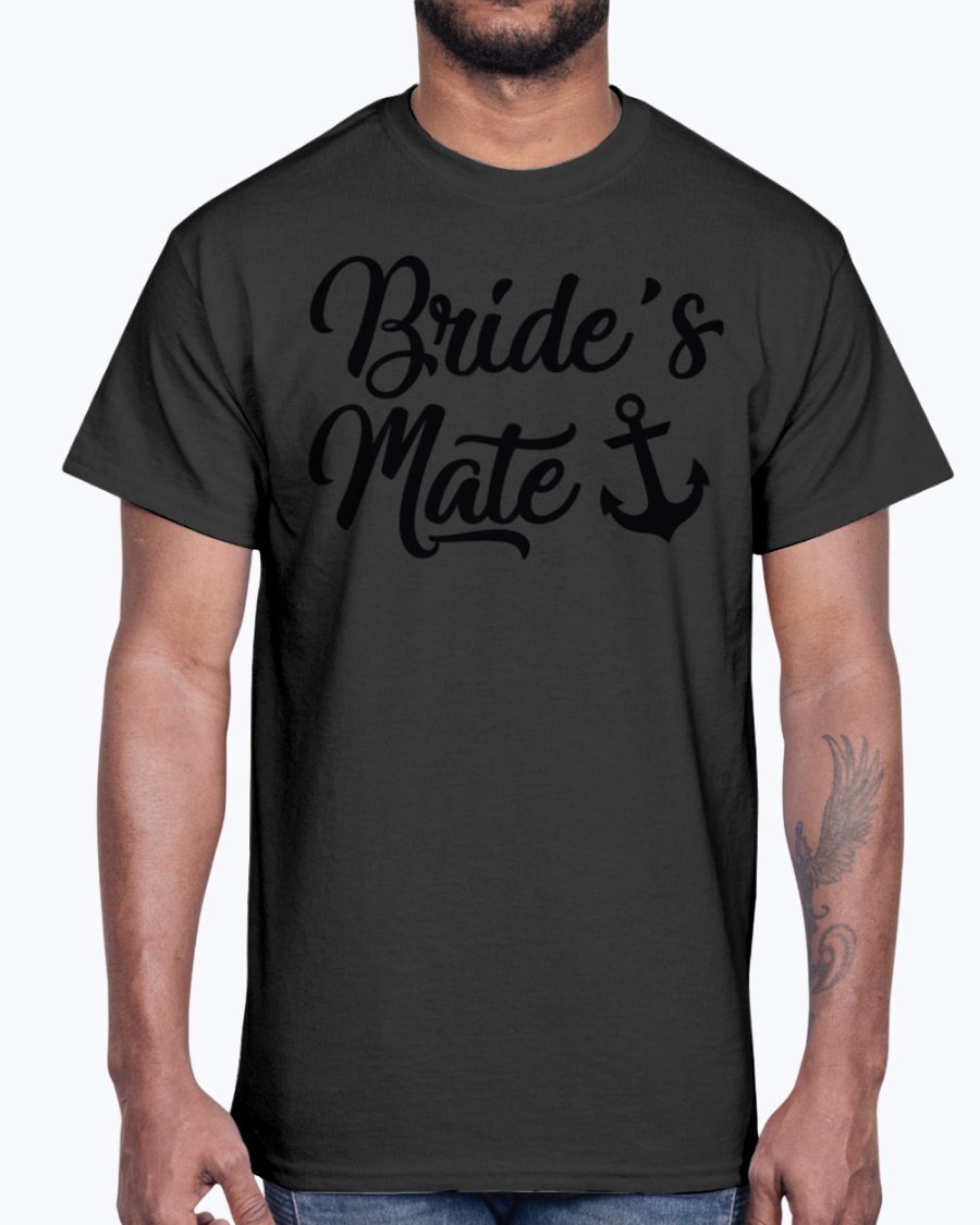 Bride's Mate Cotton Tee for bridal parties, featuring a stylish design and comfortable fit.