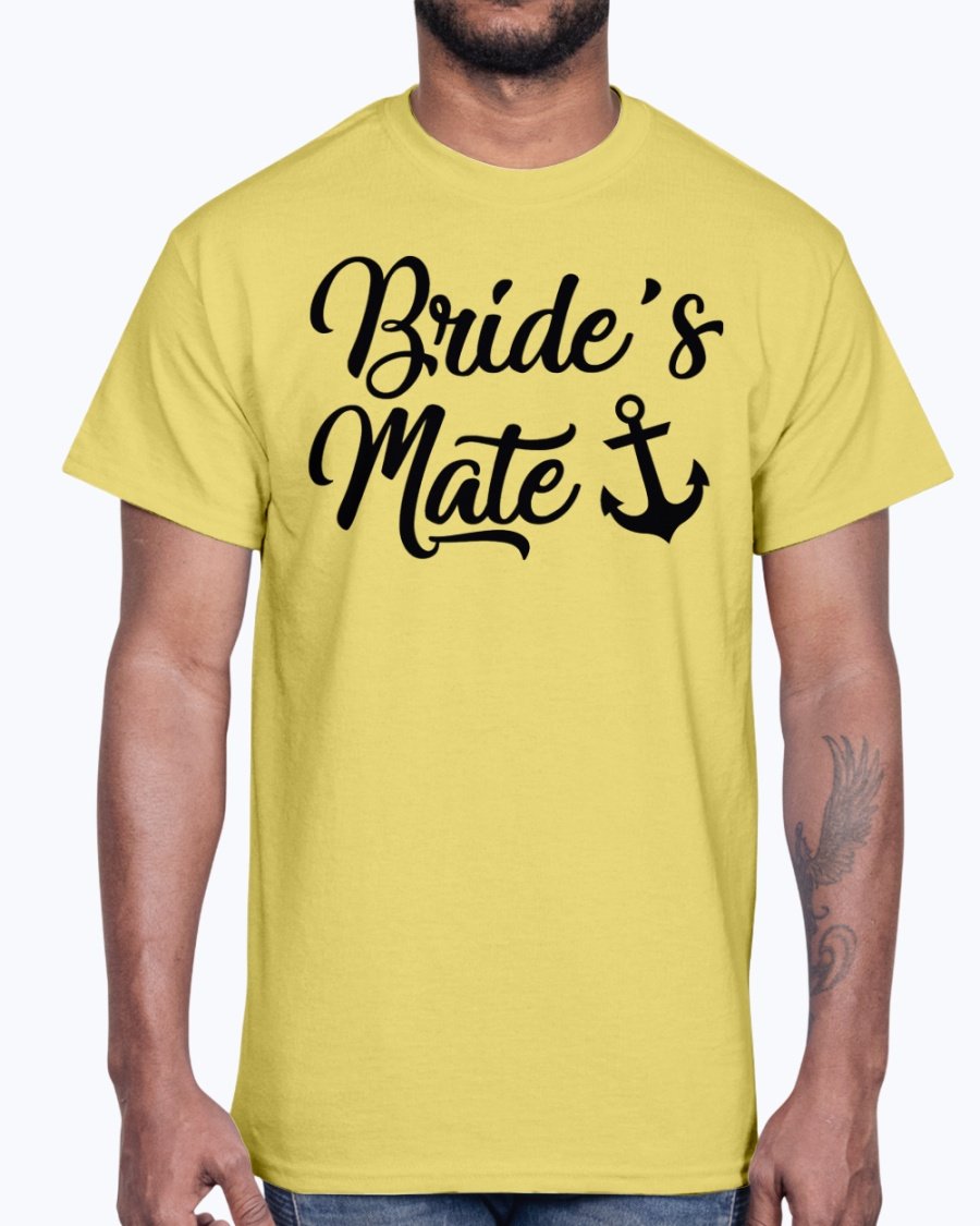 Bride's Mate Cotton Tee for bridal parties, featuring a stylish design and comfortable fit.