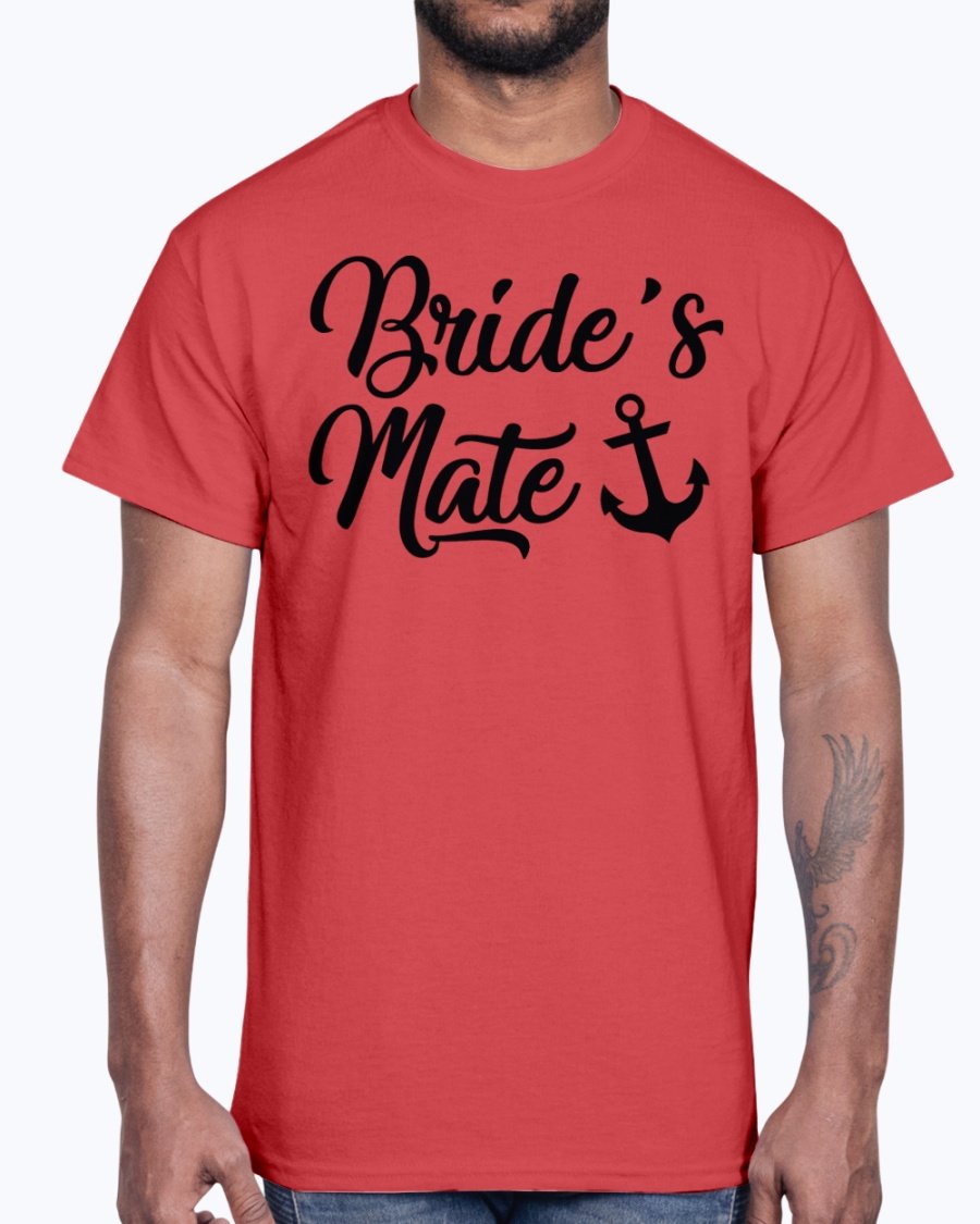 Bride's Mate Cotton Tee for bridal parties, featuring a stylish design and comfortable fit.