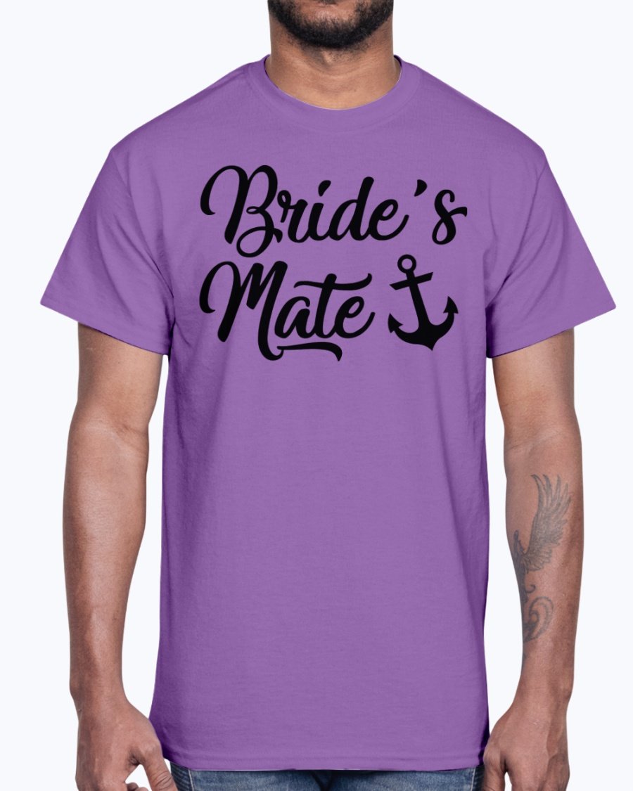 Bride's Mate Cotton Tee for bridal parties, featuring a stylish design and comfortable fit.