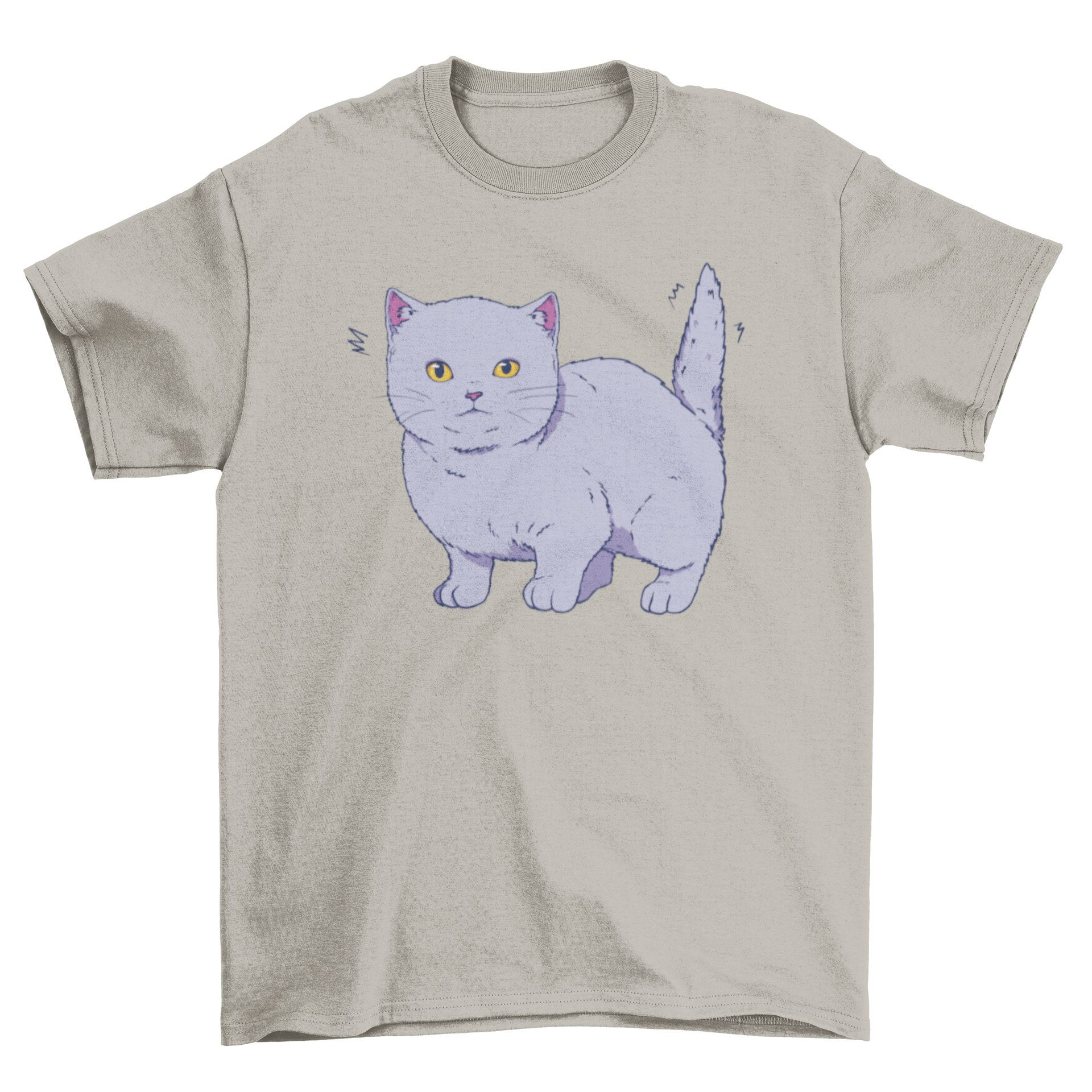 Cute t-shirt featuring a British Short Hair cat design, perfect for cat lovers.