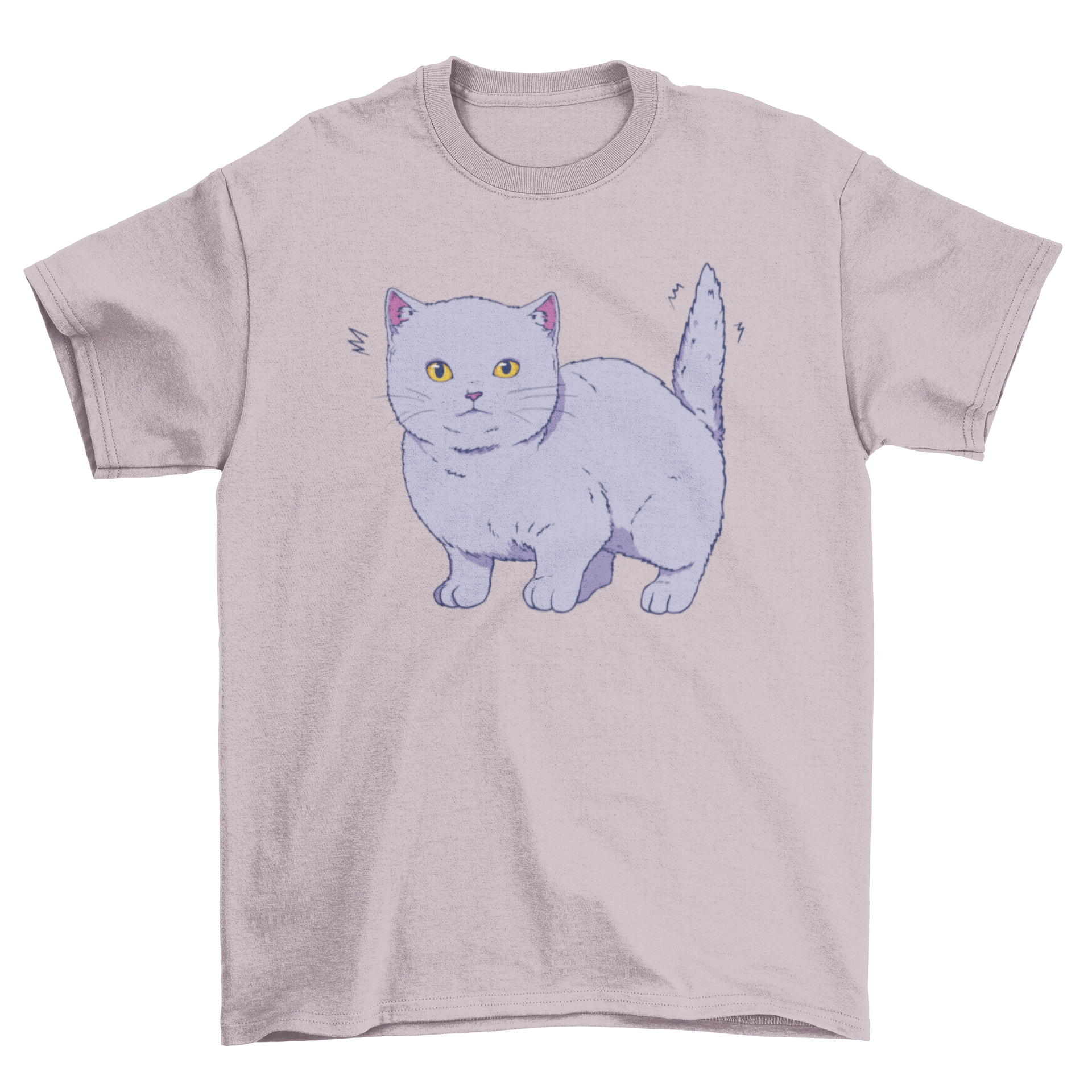 Cute t-shirt featuring a British Short Hair cat design, perfect for cat lovers.