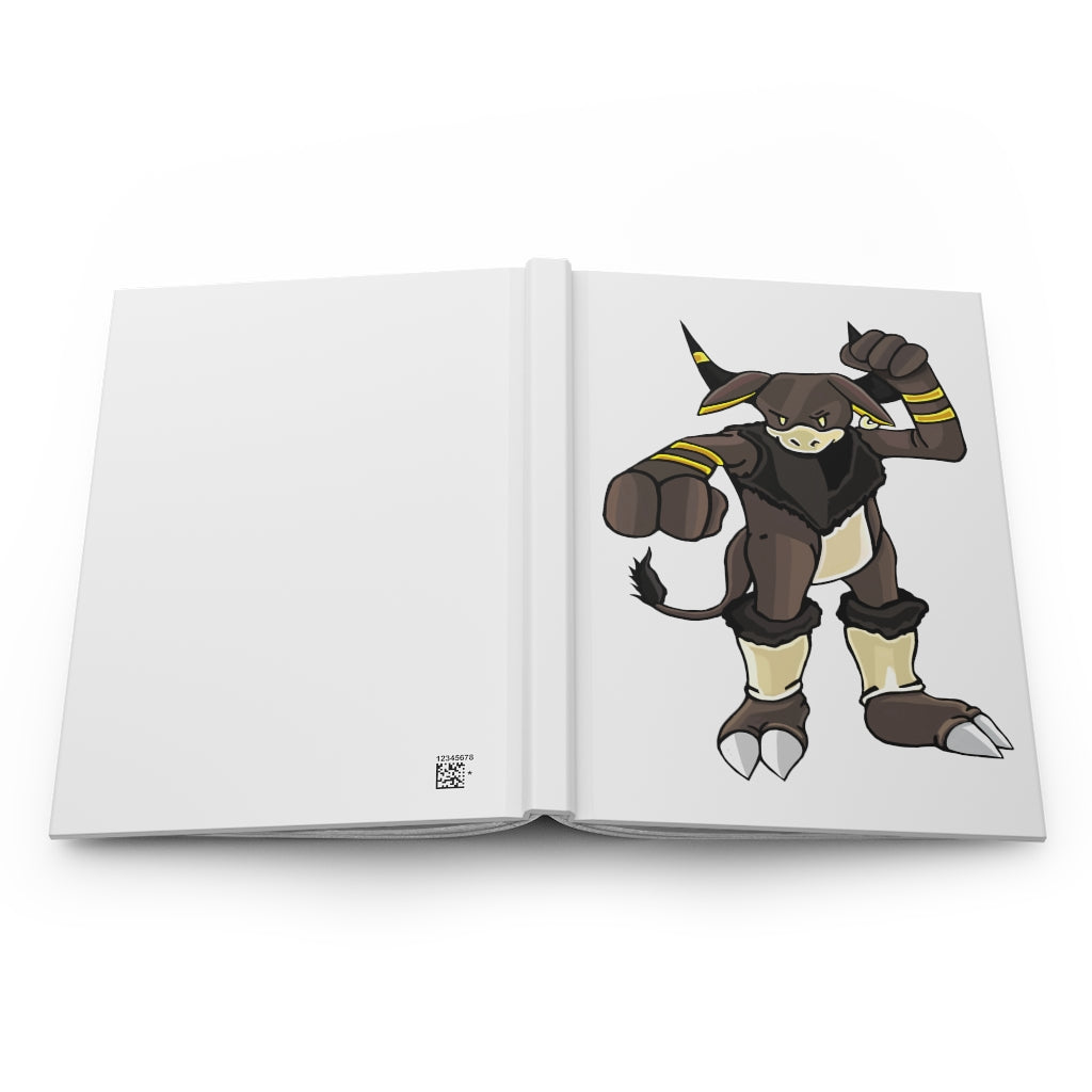 Brossox Hardcover Journal Matte with customizable cover and lined pages, showcasing a sleek design.