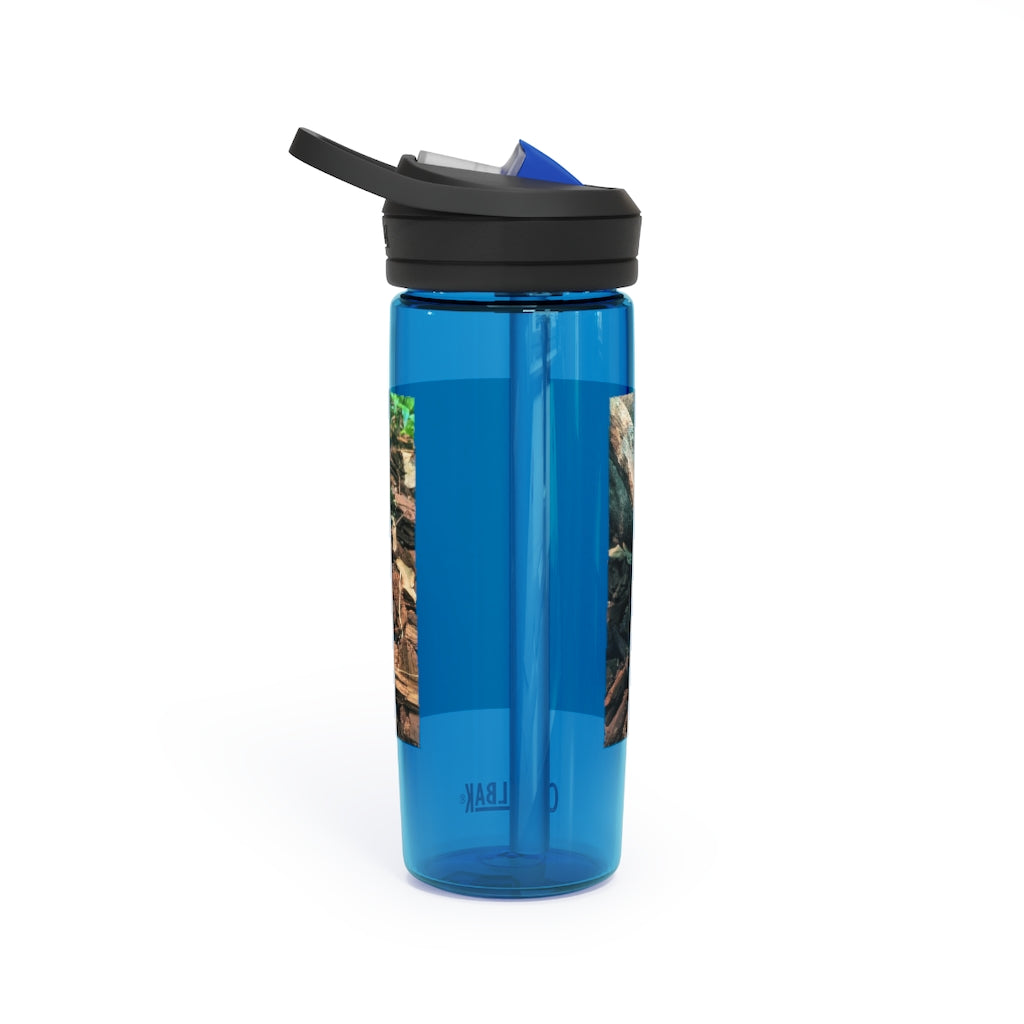 Brown and Black Snake CamelBak Eddy® Water Bottle, showcasing its sleek design and durable material.