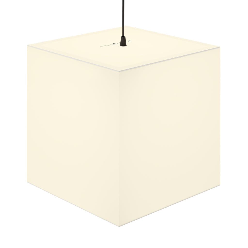 Brown and orange cube lamp featuring a fish design, perfect for indoor lighting and decoration.